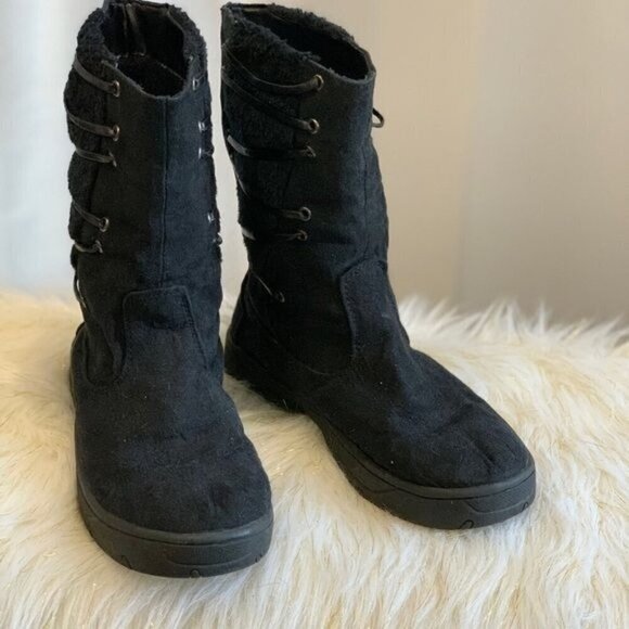 Alpine Design fur trimmed black boots size… - Picture 6 of 8